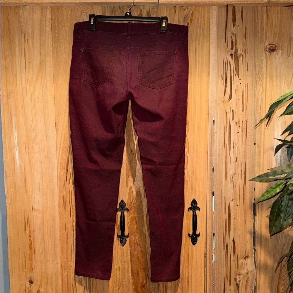 Celebrity Pink Burgundy/Maroon Skinny Jeans size 13